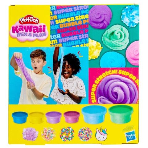 PLAY-DOH KAWAII MIX & PLAY 6-PAK ZESTAW MAS PLASTYCZNYCH SENSORYCZNYCH