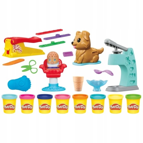Play-Doh CIASTOLINA 4w1 cztery mini zestawy 8 tub akcesoria kreatywne