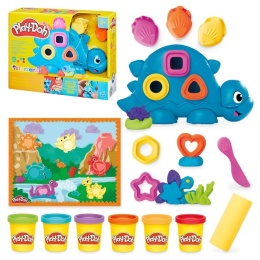 Play-Doh CIASTOLINA Dinozaur zestaw kreatywny 6 tub 340 g akcesoria