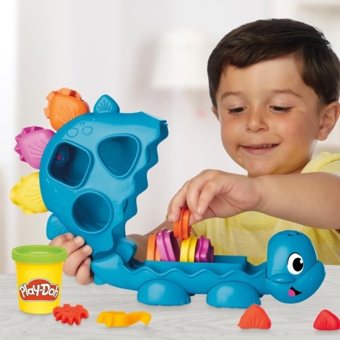 Play-Doh CIASTOLINA Dinozaur zestaw kreatywny 6 tub 340 g akcesoria