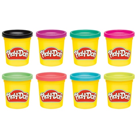 Play-Doh CIASTOLINA Eksplozja kolorów 8 tub zestaw uzupełniający 680 g