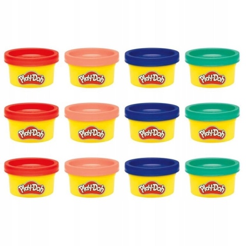 Play-Doh CIASTOLINA Imprezowe Prezenty 12 tub zestaw kreatywny urodziny