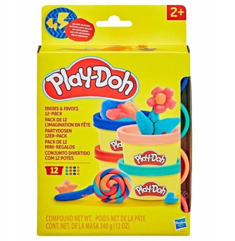 Play-Doh CIASTOLINA Imprezowe Prezenty 12 tub zestaw kreatywny urodziny