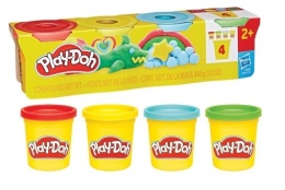 Play-Doh CIASTOLINA Klasyczne kolory 4 tuby 340 g zestaw kreatywny