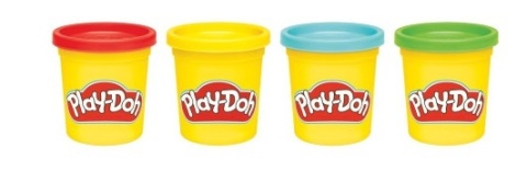 Play-Doh CIASTOLINA Klasyczne kolory 4 tuby 340 g zestaw kreatywny