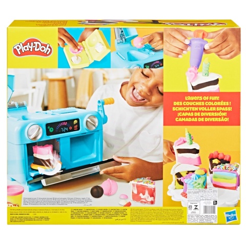 Play-Doh CIASTOLINA pieczenie ciast tęczowy piekarnik zestaw kreatywny