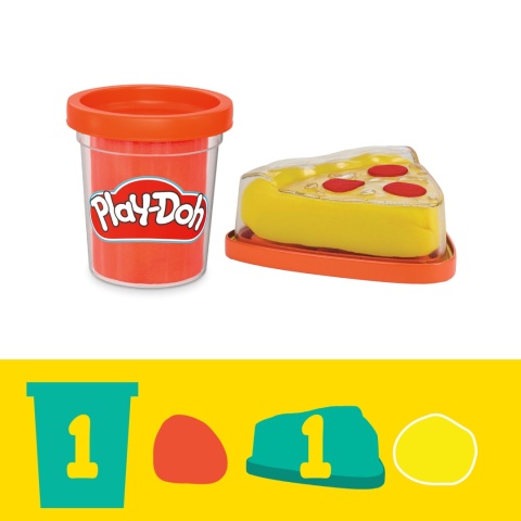 Play-Doh CIASTOLINA pizza i milkshake 113 g zestaw kreatywny fast food