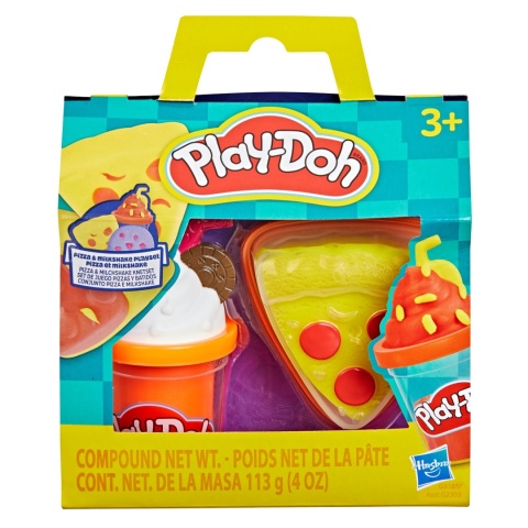 Play-Doh CIASTOLINA pizza i milkshake 113 g zestaw kreatywny fast food