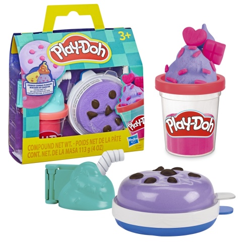 Play-Doh CIASTOLINA słodkie przekąski ciastko i napój 113 g zestaw kreatywny