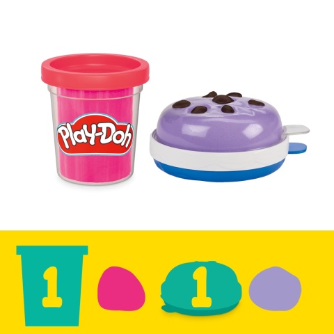 Play-Doh CIASTOLINA słodkie przekąski ciastko i napój 113 g zestaw kreatywny