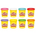 Play-Doh CIASTOLINA tęczowe kolory 8 tub zestaw uzupełniający 680 g
