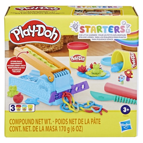 Play-Doh Fabryka Zabawy CIASTOLINA zestaw kreatywny 3 tuby akcesoria