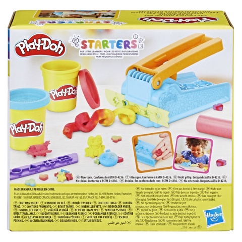 Play-Doh Fabryka Zabawy CIASTOLINA zestaw kreatywny 3 tuby akcesoria