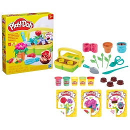 Play-Doh Kwitnące Kwiaty CIASTOLINA zestaw ogrodowy 5 tub akcesoria