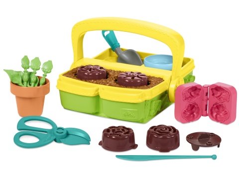 Play-Doh Kwitnące Kwiaty CIASTOLINA zestaw ogrodowy 5 tub akcesoria