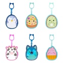 SQUISHMALLOWS Clip a longs Brelok 3 mini figurki Zestaw Figurka Niespodzianka