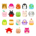 SQUISHMALLOWS Clip a longs Brelok 3 mini figurki Zestaw Figurka Niespodzianka