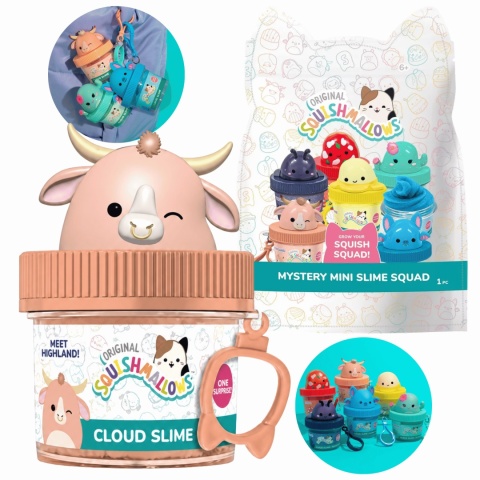 SQUISHMALLOWS MYSTERY MINI SLIME SQUAD saszetka niespodzianka slime brelok