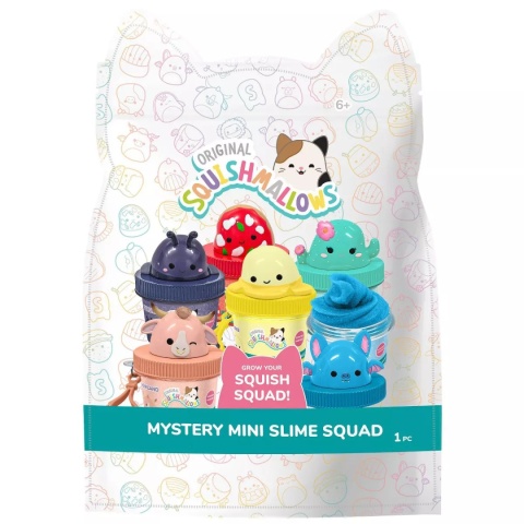 SQUISHMALLOWS MYSTERY MINI SLIME SQUAD saszetka niespodzianka slime brelok
