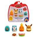 SQUISHMALLOWS POKEMON Zestaw Figurek Eevee Snorlax Bellibolt Torchic Figurka