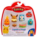 SQUISHMALLOWS POKEMON Zestaw Figurek Eevee Snorlax Bellibolt Torchic Figurka