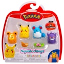 SQUISHMALLOWS POKEMON Zestaw Figurek Pikachu Gengar Teddiursa Marill Figurka