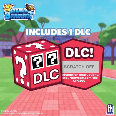 STEAL A BRAINROT pluszak Mystery Box z kodem DLC kolekcjonerski ROBLOX