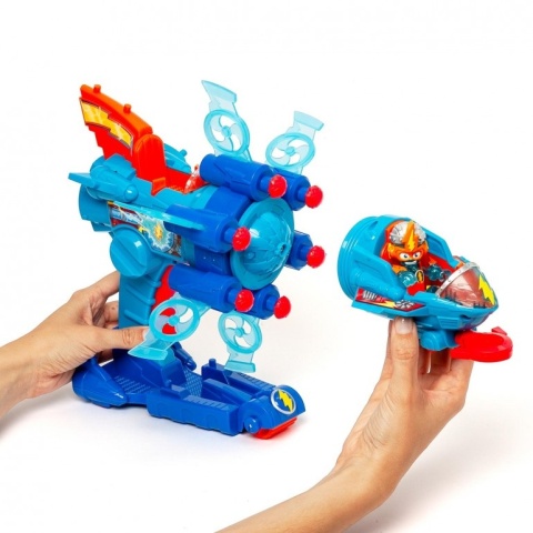 SUPERTHINGS BLASTER JET pojazd Kid Kazoom HELIKOPTER odrzutowiec wyrzutnia