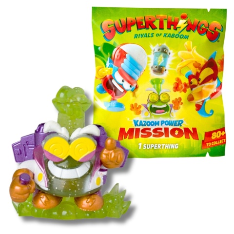 SUPERTHINGS KAZOOM POWER MISSION figurka saszetka 1 szt Niespodzianka