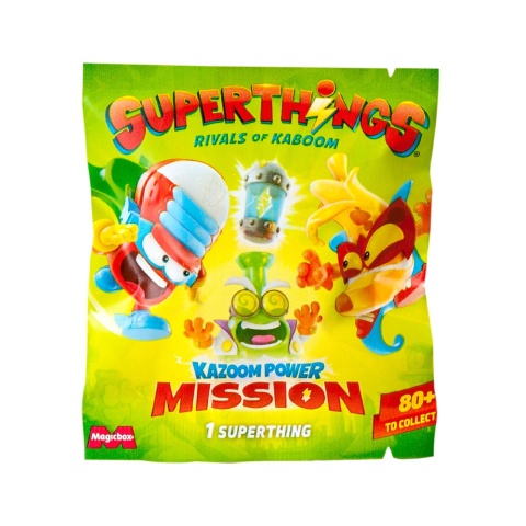 SUPERTHINGS KAZOOM POWER MISSION figurka saszetka 1 szt Niespodzianka