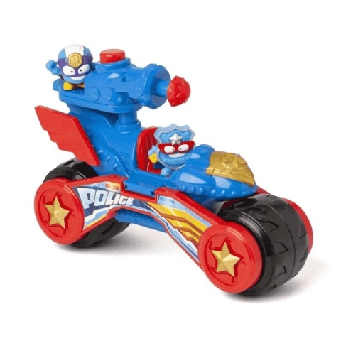 SUPERTHINGS Kazoom Power Pojazd POLICJA 2 figurki Battle Vehicle zestaw
