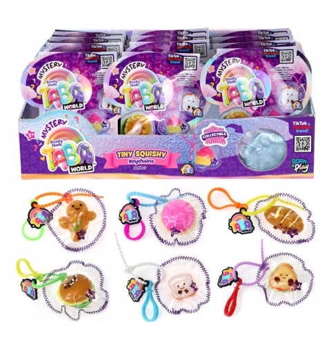 Squishy Mystery MINI SQUAD saszetka niespodzianka slime Brelok Taba World