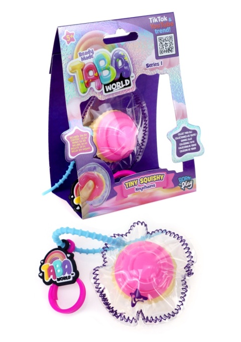 TINY TABA WORLD SQUISHY GNIOTEK BRELOK MYSTERY SERIA 1 kolekcjonerski