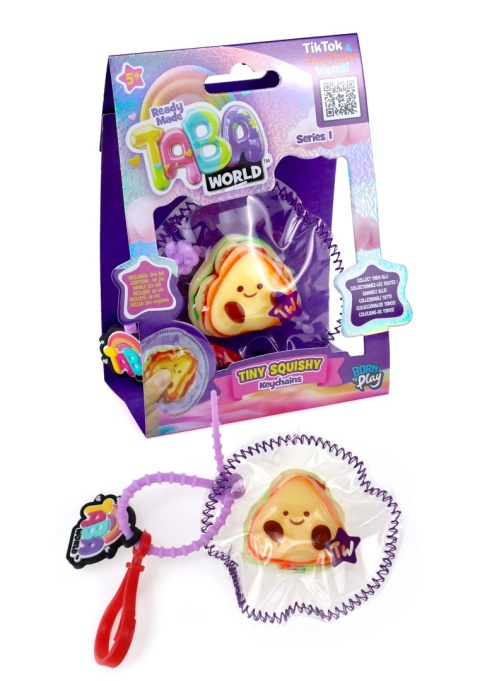 TINY TABA WORLD SQUISHY GNIOTEK BRELOK MYSTERY SERIA 1 kolekcjonerski