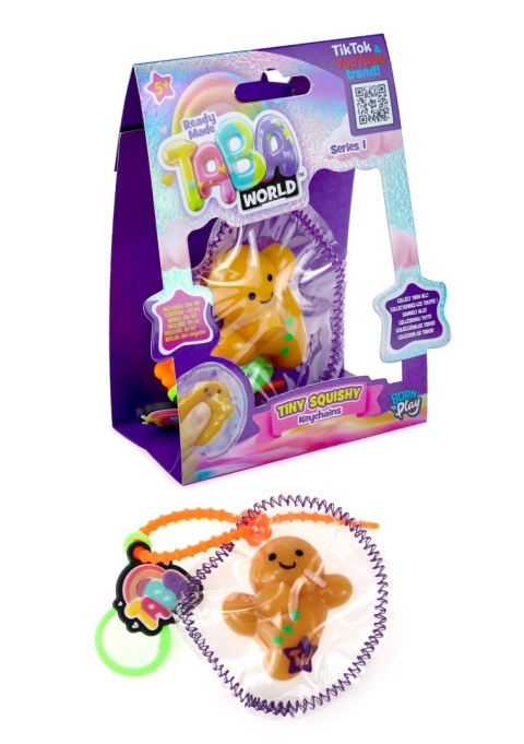 TINY TABA WORLD SQUISHY GNIOTEK BRELOK MYSTERY SERIA 1 kolekcjonerski