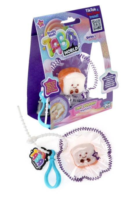 TINY TABA WORLD SQUISHY GNIOTEK BRELOK MYSTERY SERIA 1 kolekcjonerski