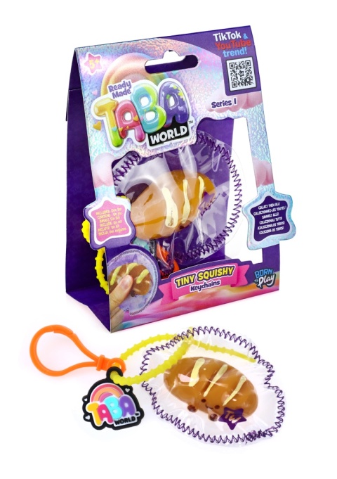 TINY TABA WORLD SQUISHY GNIOTEK BRELOK MYSTERY SERIA 1 kolekcjonerski
