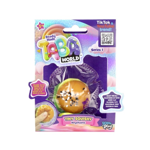 TINY TABA WORLD SQUISHY GNIOTEK BRELOK MYSTERY SERIA 1 kolekcjonerski