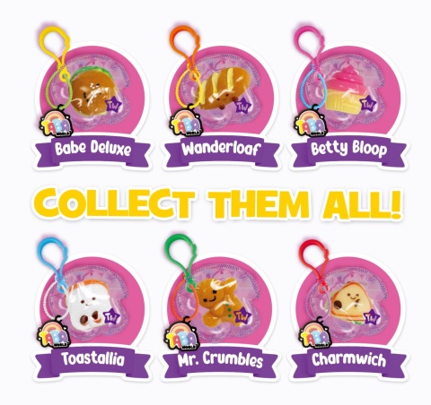 TINY TABA WORLD SQUISHY GNIOTEK BRELOK MYSTERY SERIA 1 kolekcjonerski