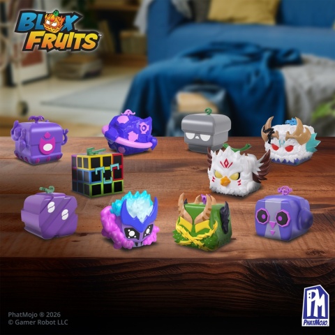 BLOX FRUITS Mini figurka 4 figurki kod DLC Zestaw Seria 3 ROBLOX
