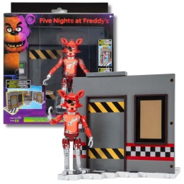 FNAF FOXY figurka 13 cm z biurem Office Set ruchoma JUMPSCARE