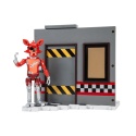 FNAF FOXY figurka 13 cm z biurem Office Set ruchoma JUMPSCARE