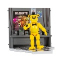 FNAF GOLDEN FREDDY figurka 13 cm z biurem Office Set ruchoma JUMPSCARE