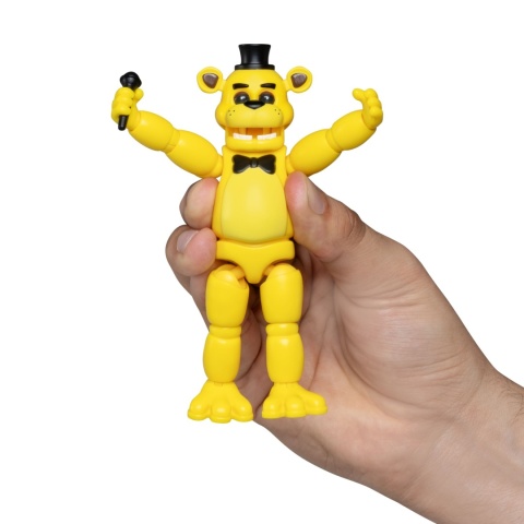 FNAF GOLDEN FREDDY figurka 13 cm z biurem Office Set ruchoma JUMPSCARE
