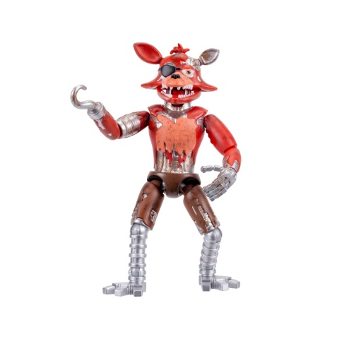 FNAF WITHERED FOXY figurka 12 cm ruchoma jump scare świecące oczy
