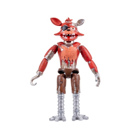 FNAF WITHERED FOXY figurka 12 cm ruchoma jump scare świecące oczy