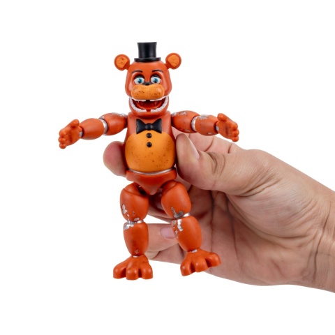 FNAF WITHERED FREDDY figurka 12 cm ruchoma jump scare świecące oczy
