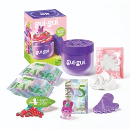 GUI GUI FRUITY GLOW Butter slime 1 szt figurka Truskawka zestaw kreatywny