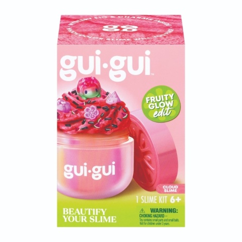 GUI GUI FRUITY GLOW Cloud slime 1 szt. figurka dekoracje zestaw kreatywny