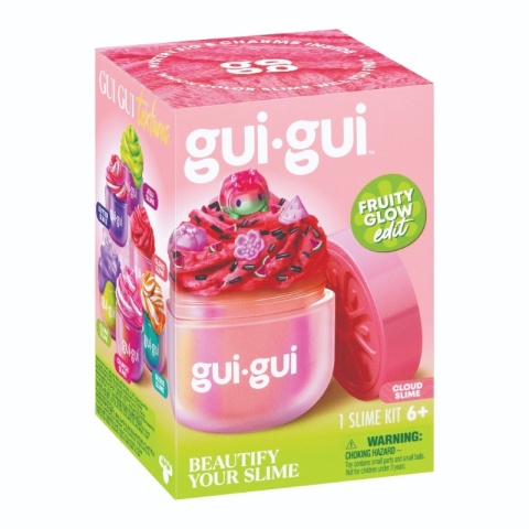 GUI GUI FRUITY GLOW Cloud slime 1 szt. figurka dekoracje zestaw kreatywny